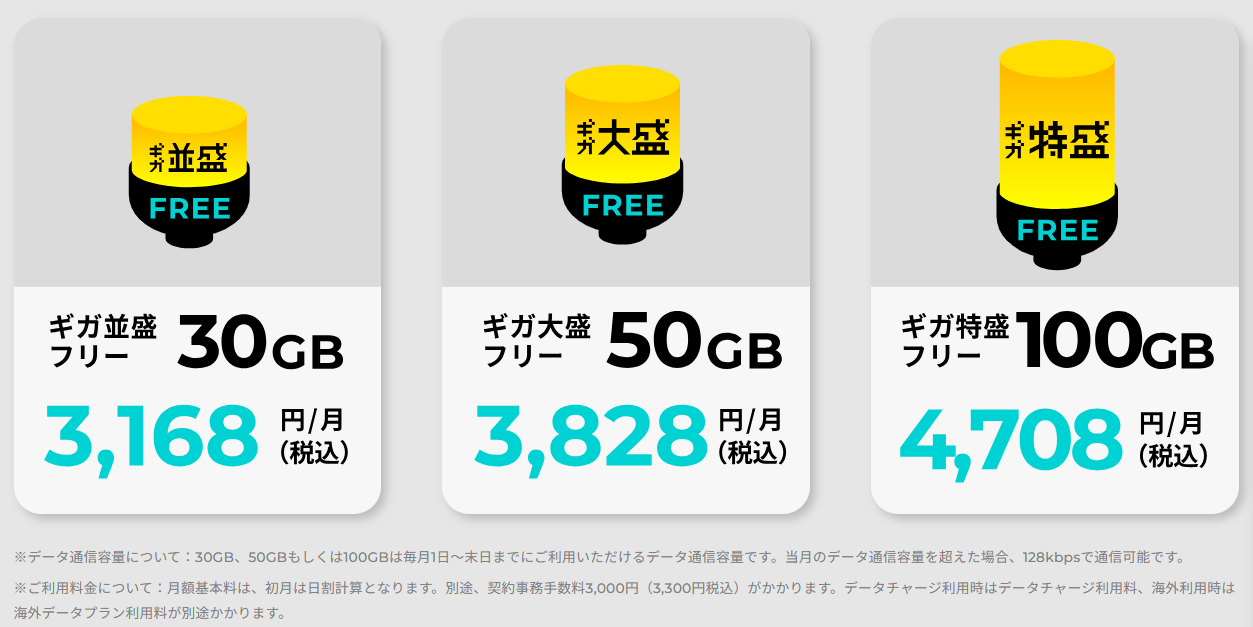 ZEUS WiFiのフリープラン料金