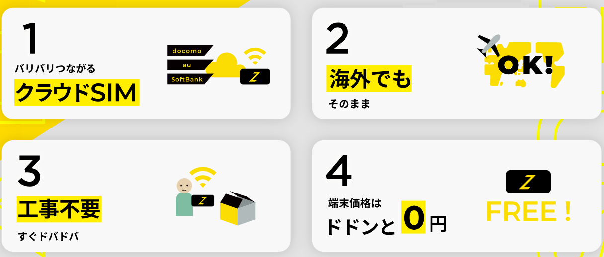 ZEUS WiFiの4つの理由